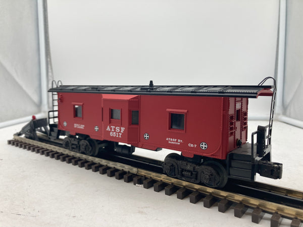 Lionel 6-19732 Atchinson, Topeka and Santa Fe AT&SF bay window caboose #6517 O SCALE Like New