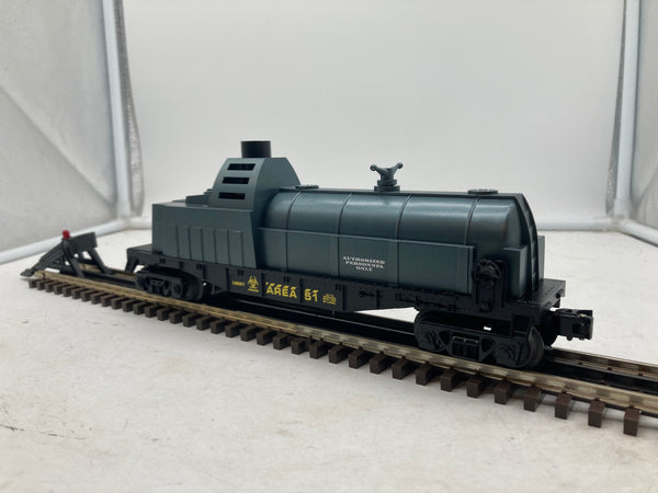 Lionel 6-36715 O scale gauge Area 51 hovering UFO car Like New