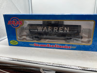 Atlas 8219-2 11,000 gal. Tank car, Warren #1760 O SCALE Like New