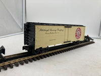 MTH Railking 30-7838 Iron City Beer Reefer Car - Iron City Beer (140th Anniversary) . O SCALE NEW