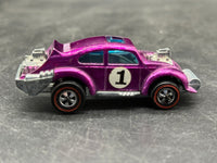 Hot Wheels 1970 Magenta Evil Weevil #1 Redline wheel 1:64 Scale Limited Excellent