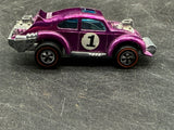 Hot Wheels 1970 Magenta Evil Weevil #1 Redline wheel 1:64 Scale Limited Excellent