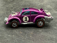 Hot Wheels 1970 Magenta Evil Weevil #1 Redline wheel 1:64 Scale Limited Excellent