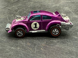 Hot Wheels 1970 Magenta Evil Weevil #1 Redline wheel 1:64 Scale Limited Excellent