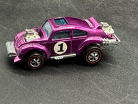 Hot Wheels 1970 Magenta Evil Weevil #1 Redline wheel 1:64 Scale Limited Excellent