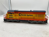 Lionel 0 gauge limited edition 6-8061 Chessie System WM U36C diesel engine O SCALE Used Excellent Damaged Box