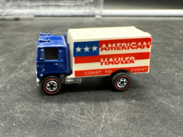 Hot Wheels American Hauler 1973 Moving Truck Coast to Coast Hong Kong 1:64 Scale