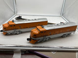Lionel 6-14559 DENVER & RIO GRANDE TMCC F3 DIESEL A-A (PWR A #5521, DMY A #5524) O SCALE NEW