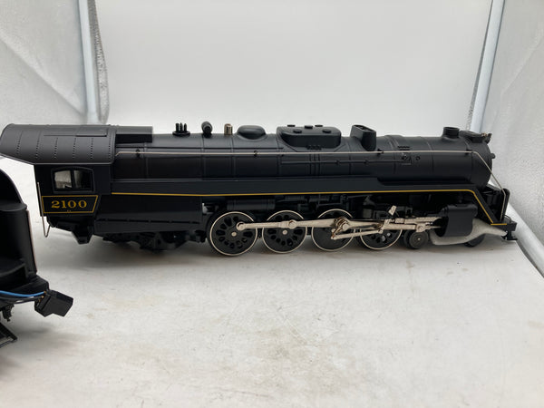 Lionel O scale Reading T-1 4-8-4 steam locomotive and tender 6-18006 NEW Damaged Box