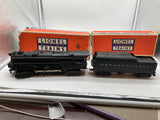 Lionel Postwar 671 locomotive with smoke chamber & 2046w tender as is O SCALE Used Damaged Box