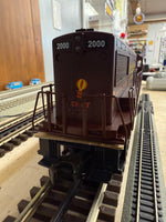 WEAVER PENN STATE GEISINGER U25B DIESEL LOCOMOTIVE #2000 WITH 4 FREIGHT CARS AND CABOOSE VERY LIMITED O SCALE NEW