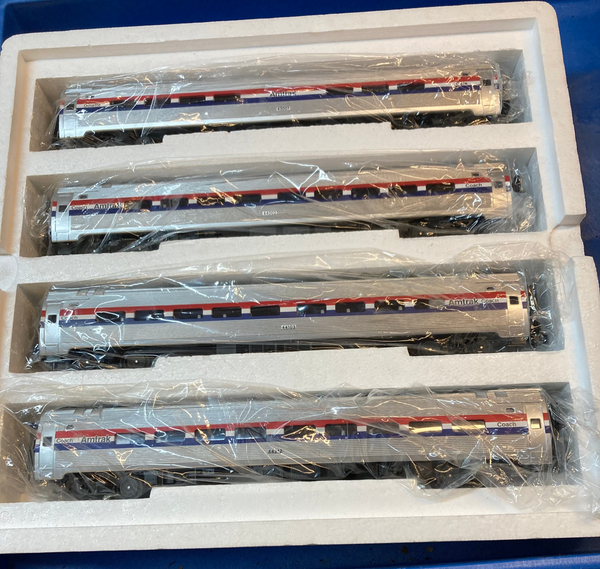 MTH Premier 20-6519 Amtrak Amfleet Passenger Set O SCALE NEW