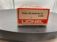 Lionel 6-9739 Denver, Rio Grande box car O SCALE Like New