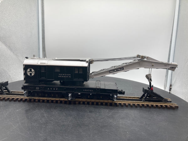 Lionel 6-26769 Santa Fe TMCC Operating Crane Car O SCALE Like New