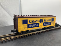 K-Line K742-8025 Kingans Reliable Wood Sided Reefer#238 O SCALE Like New