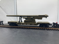 K-Line K662-8011 U.S. Army Cannon Car O SCALE Like New