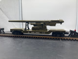 K-Line K662-8011 U.S. Army Cannon Car O SCALE Like New