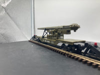 K-Line K662-8011 U.S. Army Cannon Car O SCALE Like New