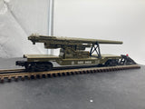 K-Line K662-8011 U.S. Army Cannon Car O SCALE Like New