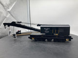 Atlas 3001239 NICKEL PLATE ROAD Crane Car and Tender PREMIER Black/White O Scale NEW