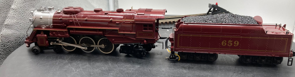 Lionel 6-8101 Chicago and Alton 4-6-4 with sound and smoke O SCALE Used Excellent