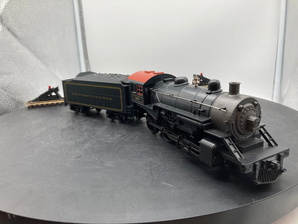 MTH 30-4208-1E Pennsylvania PRR #7080 die-cast steam 2-6-0 PS3 O gauge with Lionel O SCALE Like New