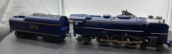 Lionel 6-8610 Wabash 4-6-2 Steam Locomotive & Tender O SCALE Used Excellent