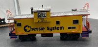 K-Line K613-2151 Chessie Scale Classic extended Vision Caboose WM 6132151 With Smoke unit O SCALE Used Excellent