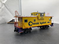 K-Line K613-2151 Chessie Scale Classic extended Vision Caboose WM 6132151 With Smoke unit O SCALE Used Excellent
