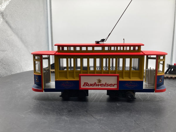 K-Line K2627-03 Anheuser-busch Trolley O SCALE Like New