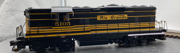 Atlas 30140019 RIO GRANDE Phase II GP-7 Locomotive TRAINMAN #5105 O Scale NEW