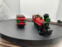 MTH 30-4156-1E Christmas Exp. Die-Cast Ten Wheeler 4-6-0 PS-2 3v w/ Lionel O SCALE NEW