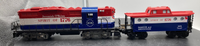 Lionel 6-8665 Bangor and Aroostook GP-9 Diesel Spirit of 1976 Patriotic Engine/Caboose O SCALE NEW