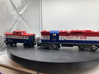 Lionel 6-8665 Bangor and Aroostook GP-9 Diesel Spirit of 1976 Patriotic Engine/Caboose O SCALE NEW