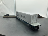 K-Line k-69010 B&O Classic flatcar with container O SCALE Like New