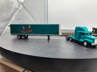 Ertl Collectibles Teal Green Campbell's Soup Tractor trailer T623 1/64 SCALE NEW