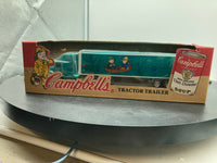 Ertl Collectibles Teal Green Campbell's Soup Tractor trailer T623 1/64 SCALE NEW
