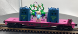 Lionel 6-16754 Porky Pig And 2 Instant Martians Flat Car Blinking Load O SCALE Like New
