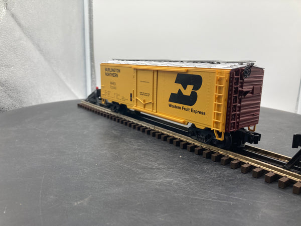 MTH Premier 20-9404 Burlington Northern Refrigerator Car 71049 O SCALE NEW