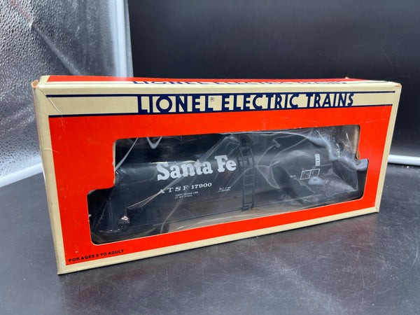 Lionel 6-17900 Santa Fe uni-body tank car O SCALE NEW