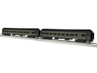 Lionel 6-84208 NICKEL PLATE ROAD 18" HEAVYWEIGHT PASSENGER COACH 2-PACK #2 O SCALE NEW