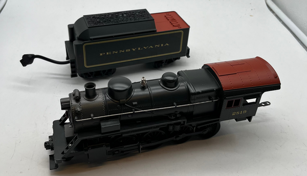MTH Railking 2-8-0 steam locomotive Pennsylvania #2819 Protosound 2.0 30-4136-1E O SCALE Like New