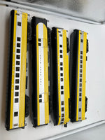 MTH 20-5610B, 20-5610C Pennsylvania Passenger Car Set East Wind Bag/Observation & Coach/Coach (Set of 4 cars) O Scale LIKE NEW