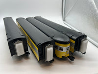 MTH 20-5610B, 20-5610C Pennsylvania Passenger Car Set East Wind Bag/Observation & Coach/Coach (Set of 4 cars) O Scale LIKE NEW