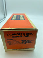 Lionel 6-51501 Baltimore & Ohio Hopper Car O SCALE Like New