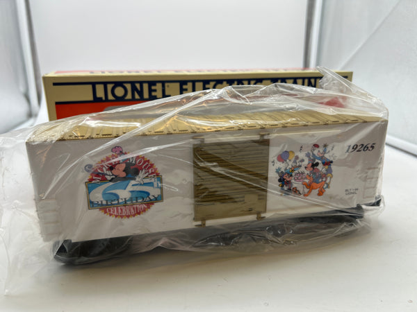 Lionel 6-19265 Mickey's 65th Birthday Hi-Cube Boxcar O SCALE NEW