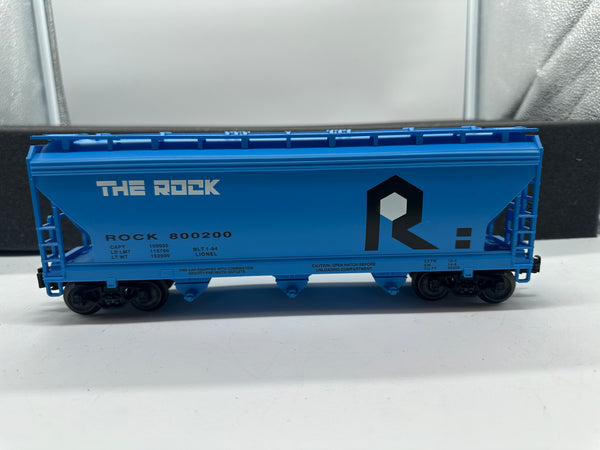 Lionel 6-17122 Rock Island three bay hopper "The Rock" O scale Used Excellent