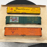 Train-Miniature Beer Car Three Pack Kit HO SCALE USED MISSING BOX