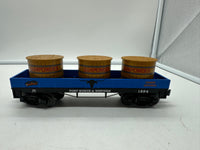 Lionel 6-26687 LONE RANGER GONDOLA WITH GUNPOWDER VATS O SCALE Like New