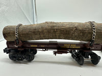 Lionel 6-19496 WEST SIDE LUMBER SKELETON LOG CAR 3-PACK (SET #1) O SCALE NEW